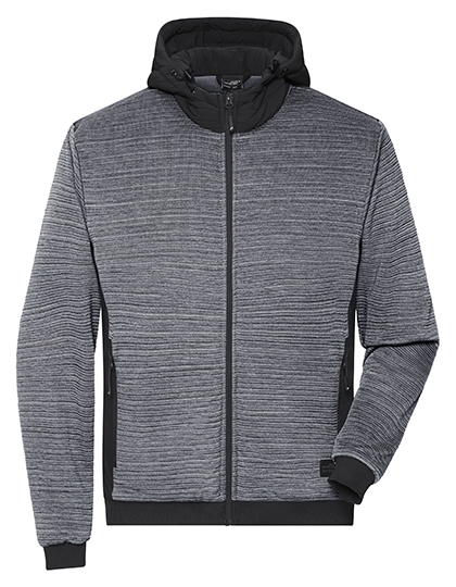 James&Nicholson Men´s Padded Hybrid Jacket