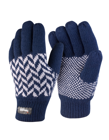 Result Winter Essentials Pattern Thinsulate Glove Result Winter Essentials Pattern Thinsulate Glove