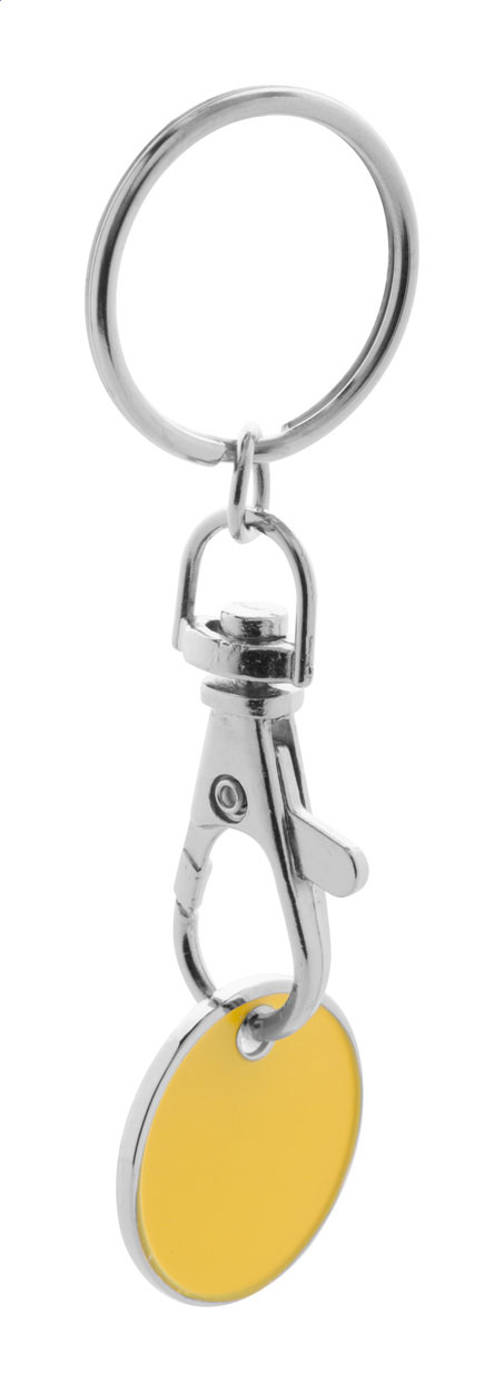 Schlüsselanhänger mit Einkaufswagen-Chip Eurocoin Schlüsselanhänger mit Einkaufswagen-Chip Eurocoin