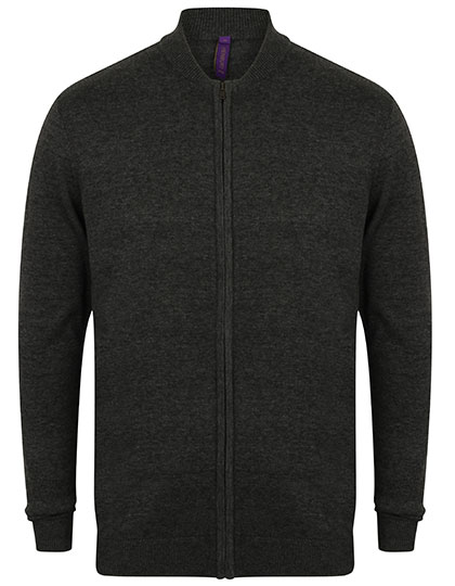 Henbury Unisex Zip Through Cardigan Henbury Unisex Zip Through Cardigan