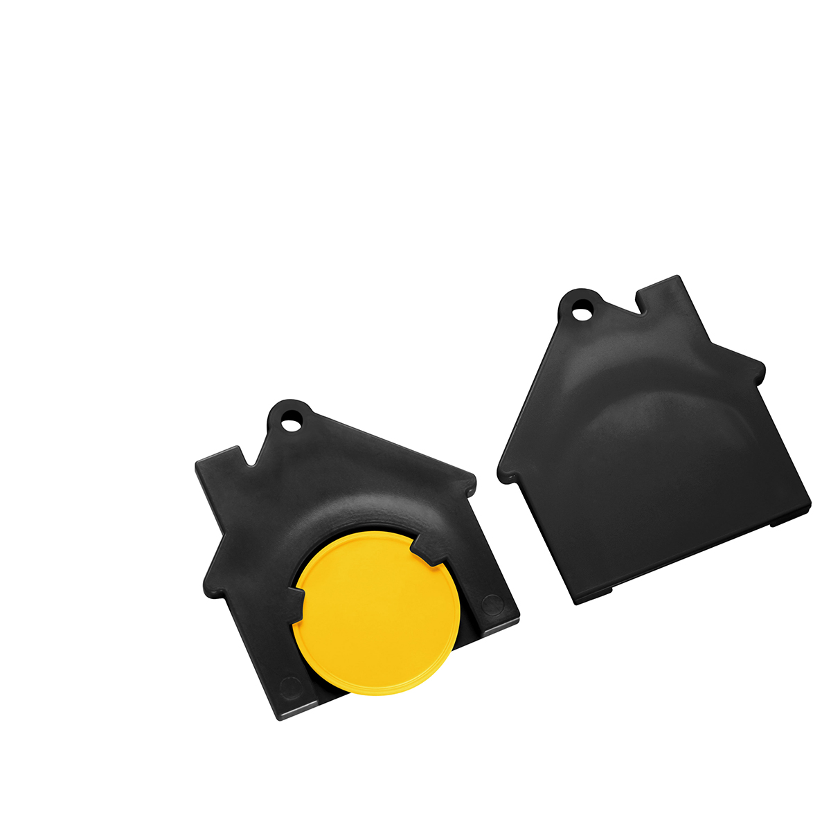 Chiphalter mit 1€-Chip Haus Chiphalter mit 1€-Chip Haus