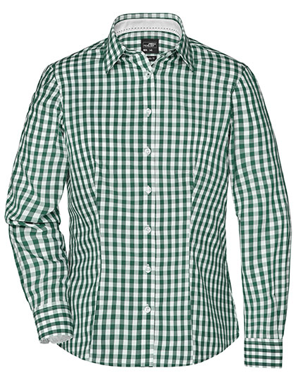 James&Nicholson Ladies´ Checked Blouse James&Nicholson Ladies´ Checked Blouse