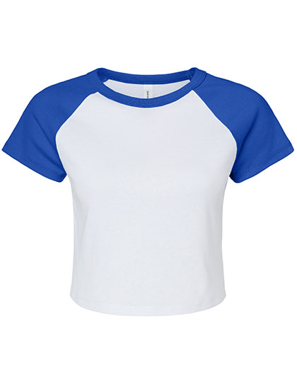 Bella Women´s Micro Rib Raglan Baby Tee Bella Women´s Micro Rib Raglan Baby Tee
