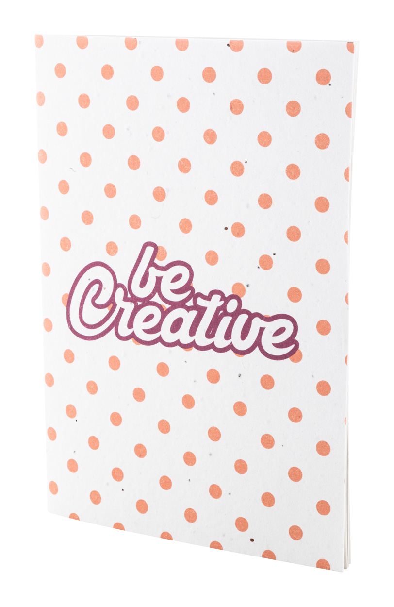 individuelles Saatpapier-Notizbuch CreaNote A5 Seed