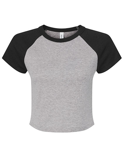 Bella Women´s Micro Rib Raglan Baby Tee Bella Women´s Micro Rib Raglan Baby Tee