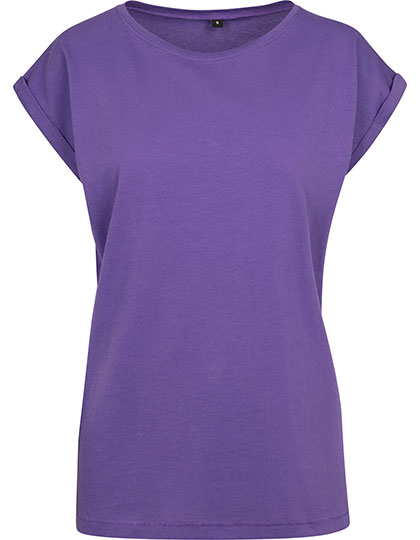 Build Your Brand Ladies´ Extended Shoulder Tee