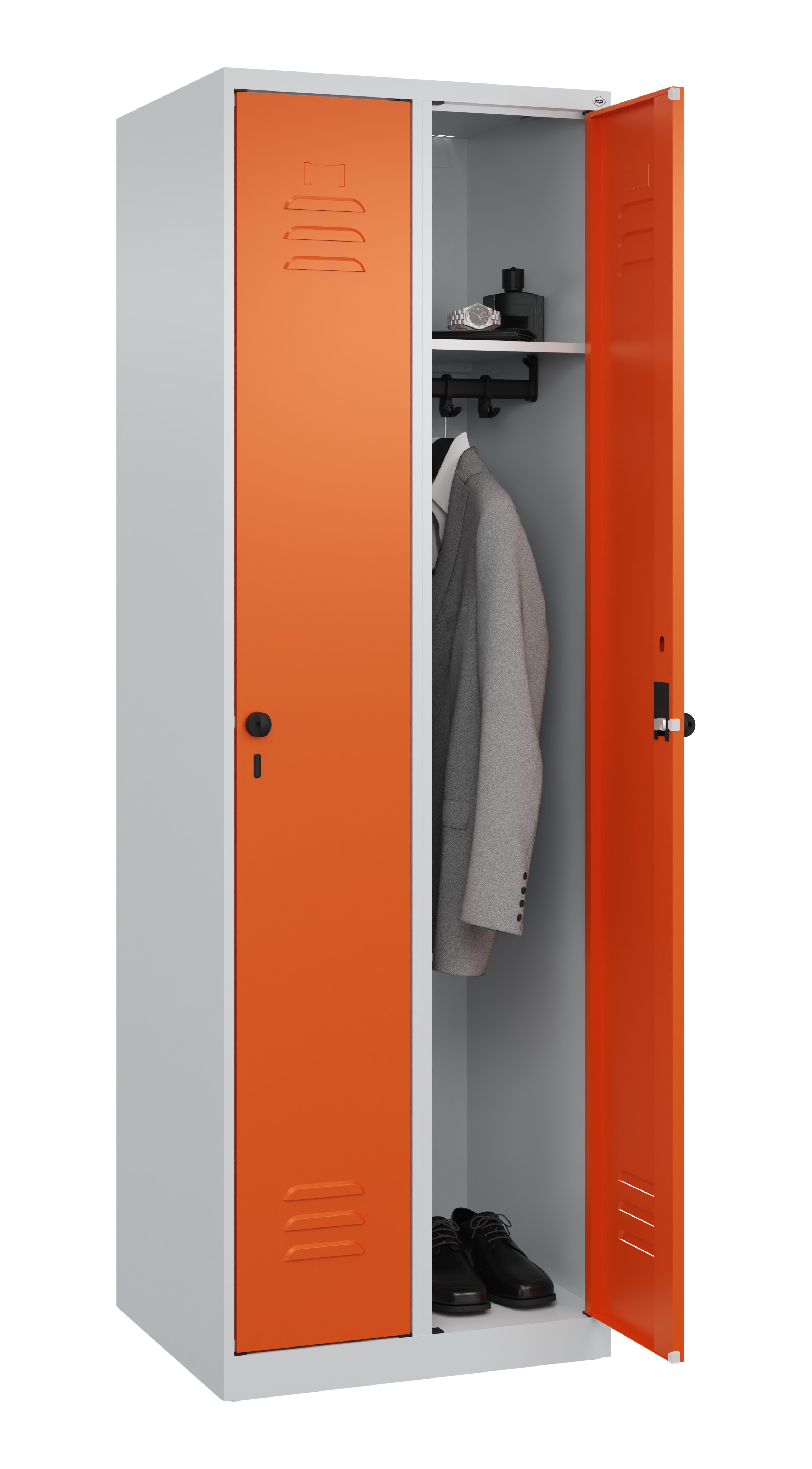 Spind Classic Plus, 2 Abteile, 1850x600x500mm Spind Classic Plus, 2 Abteile, 1850x600x500mm