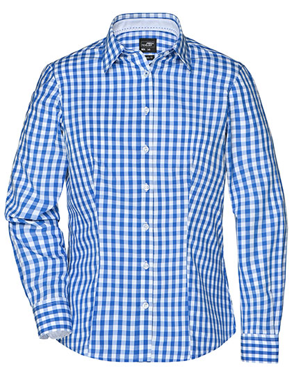 James&Nicholson Ladies´ Checked Blouse James&Nicholson Ladies´ Checked Blouse