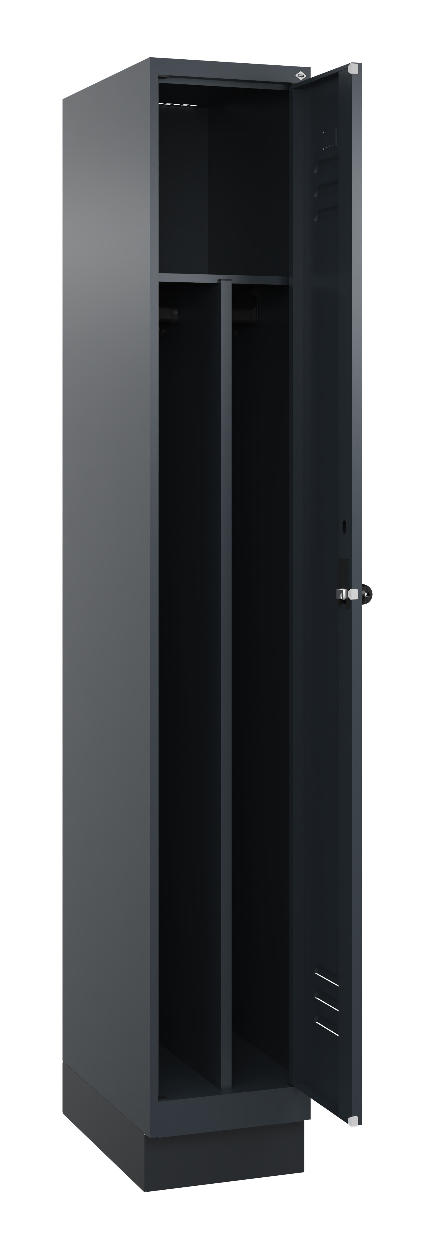 Spind Classic Plus, Sockel, 1 Abteil, 1950x300x500mm Spind Classic Plus, Sockel, 1 Abteil, 1950x300x500mm