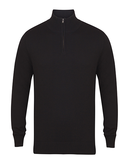 Henbury Men´s Quarter Zip Jumper Henbury Men´s Quarter Zip Jumper