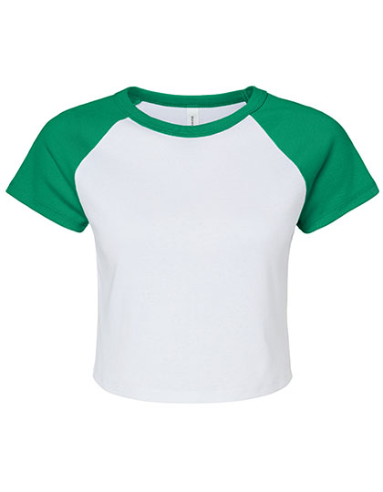 Bella Women´s Micro Rib Raglan Baby Tee Bella Women´s Micro Rib Raglan Baby Tee