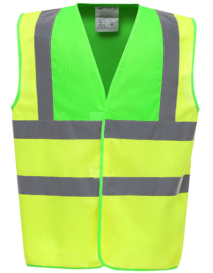 YOKO Hi-Vis 2 Bands & Braces Waistcoat YOKO Hi-Vis 2 Bands & Braces Waistcoat