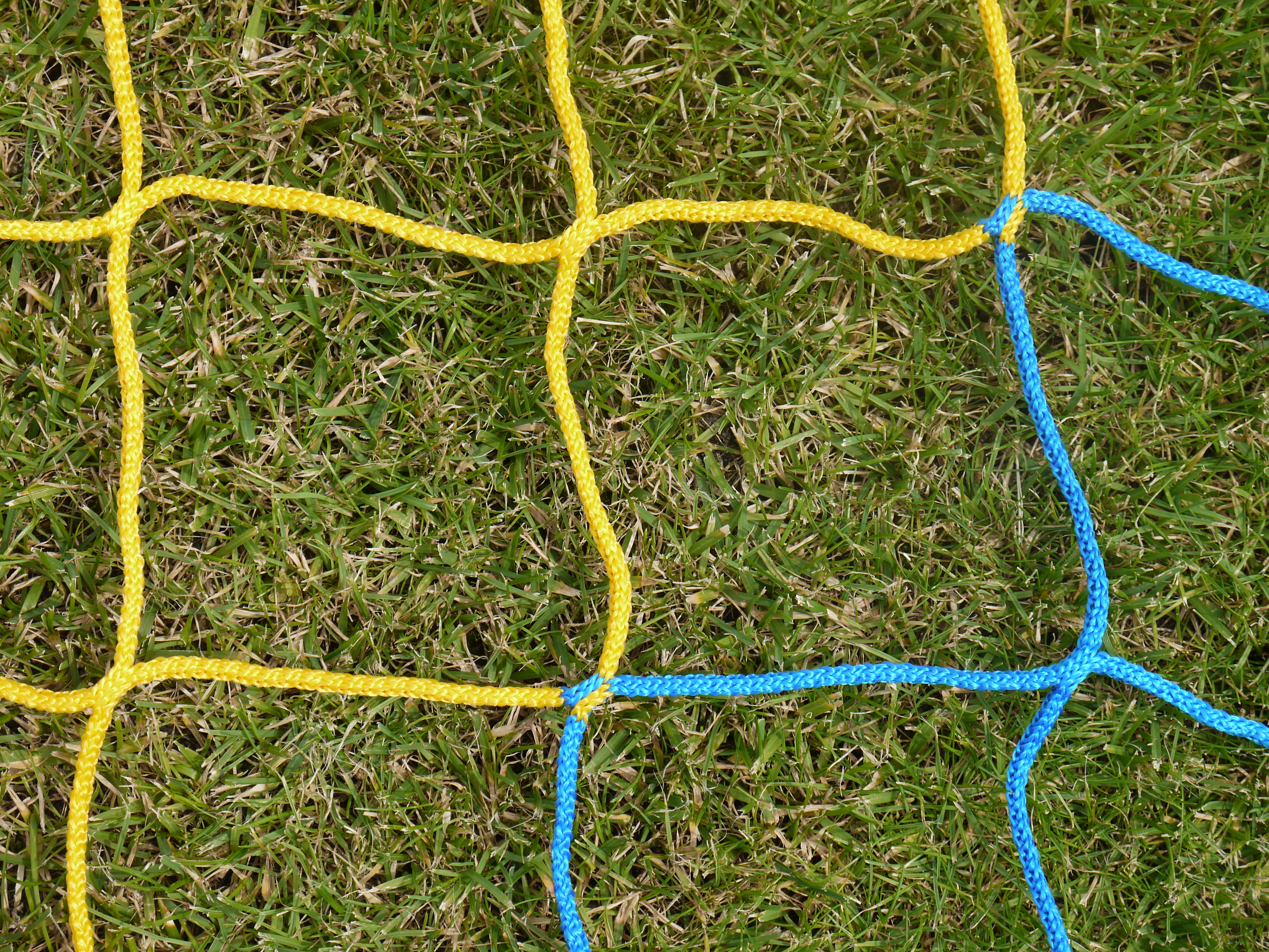 Fussballnetz 2farbig Tortiefe 0,80 1,50 m