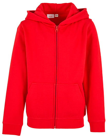 Build Your Brand Kids´ Organic Basic Zip Hoody