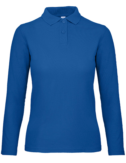 B&C BE INSPIRED Women´s Long Sleeve Polo ID.001 B&C BE INSPIRED Women´s Long Sleeve Polo ID.001