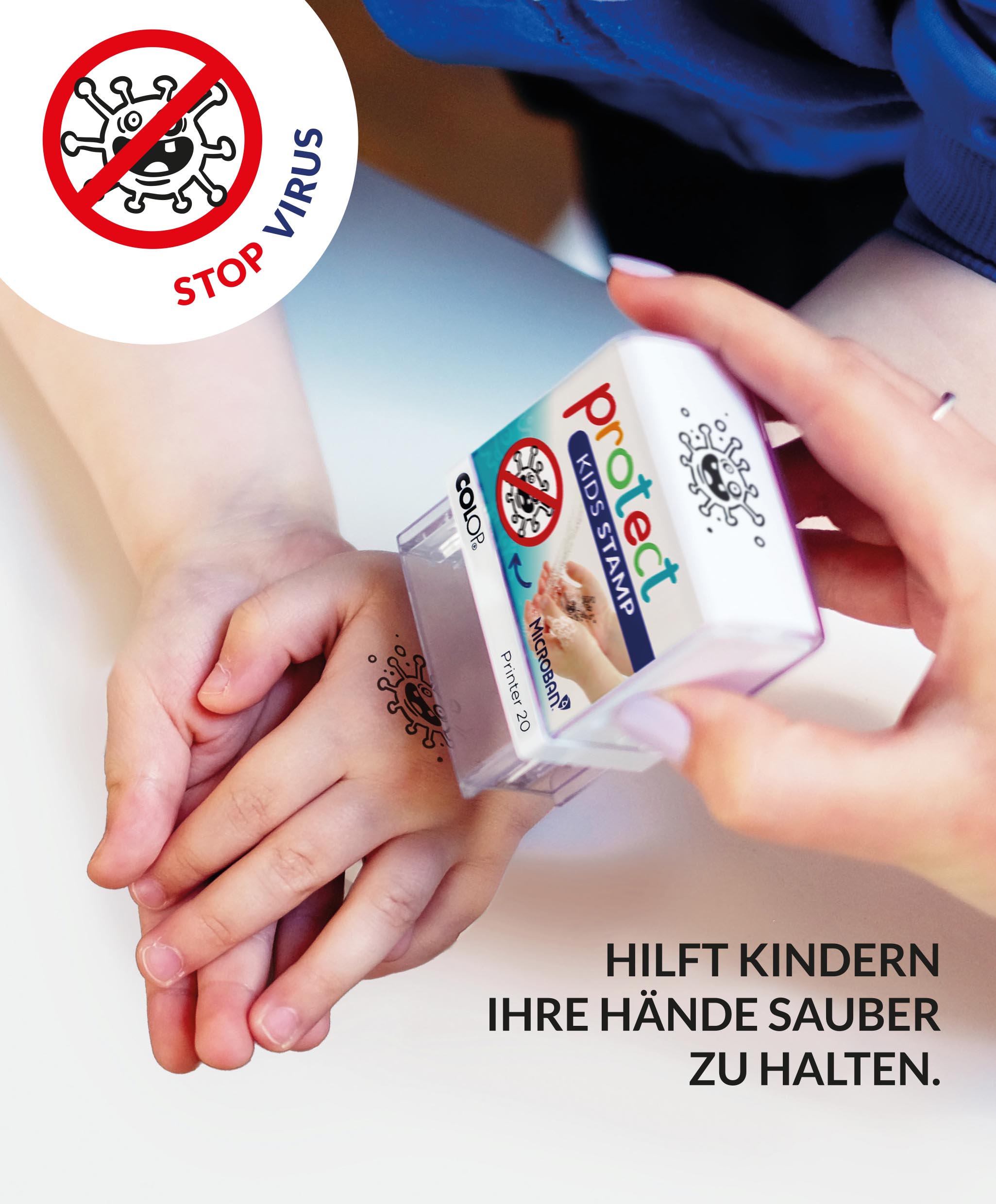 Protect Kids Stamp - Standardmotiv im Einzelkarton