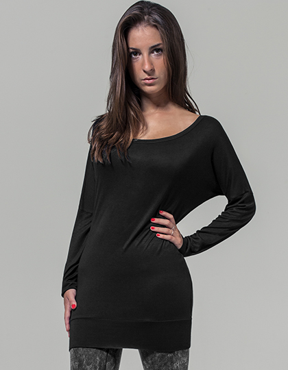Build Your Brand Ladies´ Viscose Long Sleeve