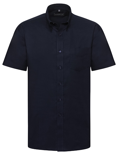 Russell Collection Men´s Short Sleeve Easy Care Oxford Shirt Russell Collection Men´s Short Sleeve Easy Care Oxford Shirt