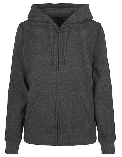 Build Your Brand Basic Ladies Basic Zip Hoody