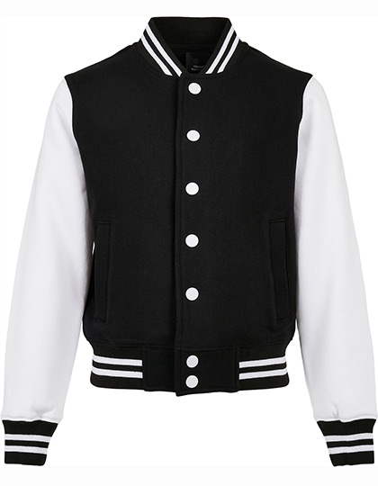Build Your Brand Kids´ Organic Sweat College Jacket