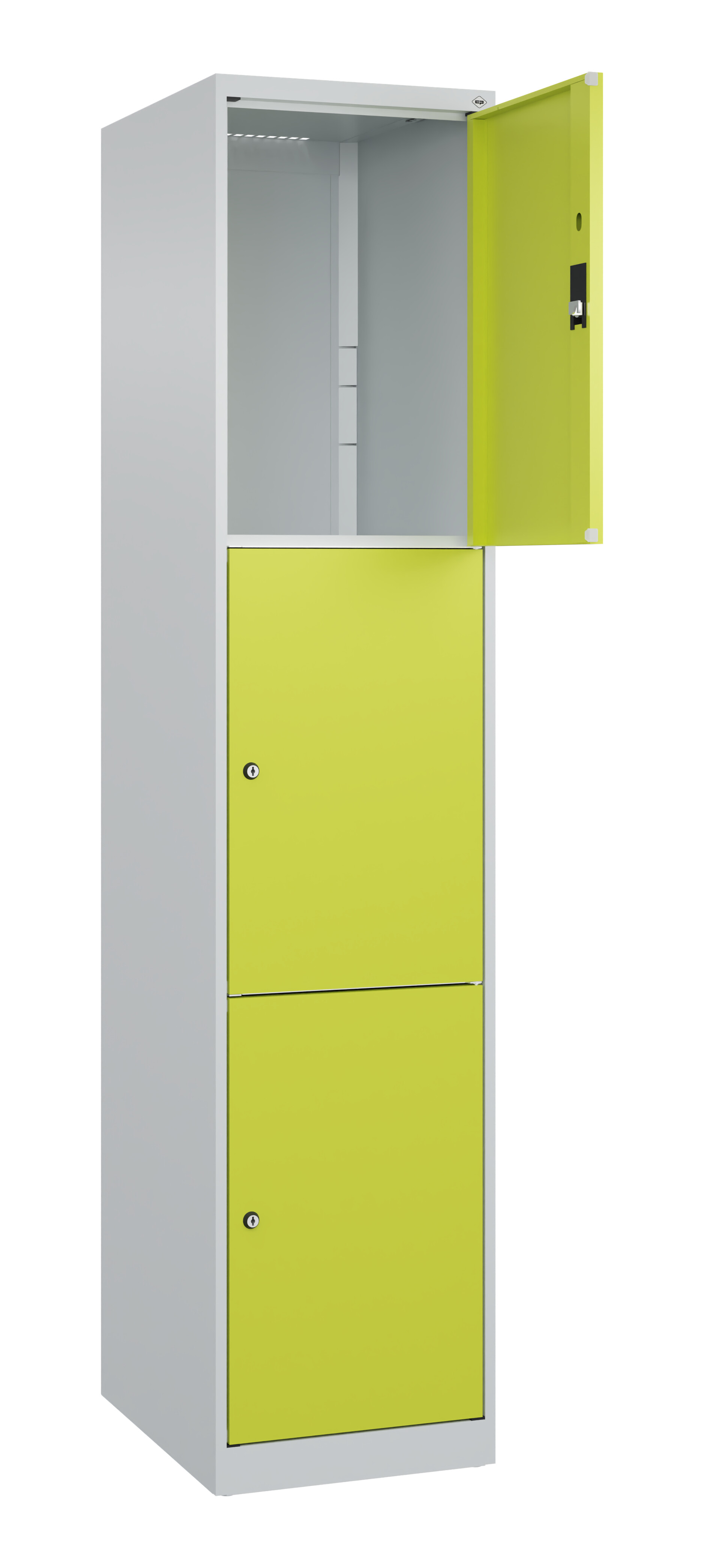 Schließfachschrank Classic Plus, 3 Fächer, 1850x400x500mm Schließfachschrank Classic Plus, 3 Fächer, 1850x400x500mm