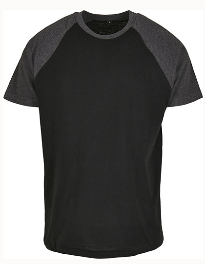 Build Your Brand Raglan Contrast Tee