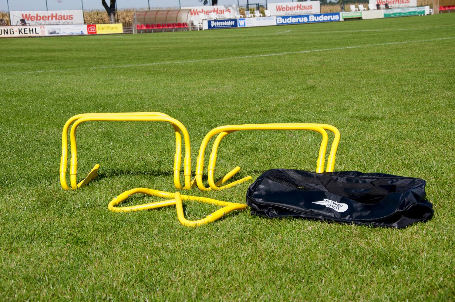 POWERSHOT® Trainingshürden verstellbar 5er Set 23 - 30 cm POWERSHOT® Trainingshürden verstellbar 5er Set 23 - 30 cm