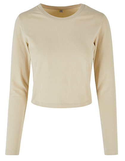 Build Your Brand Ladies Short Longsleeve Tee