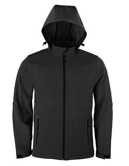 HRM Men´s Hooded Soft-Shell Jacket HRM Men´s Hooded Soft-Shell Jacket