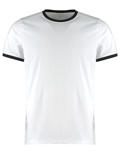 Kustom Kit Fashion Fit Ringer Tee Kustom Kit Fashion Fit Ringer Tee