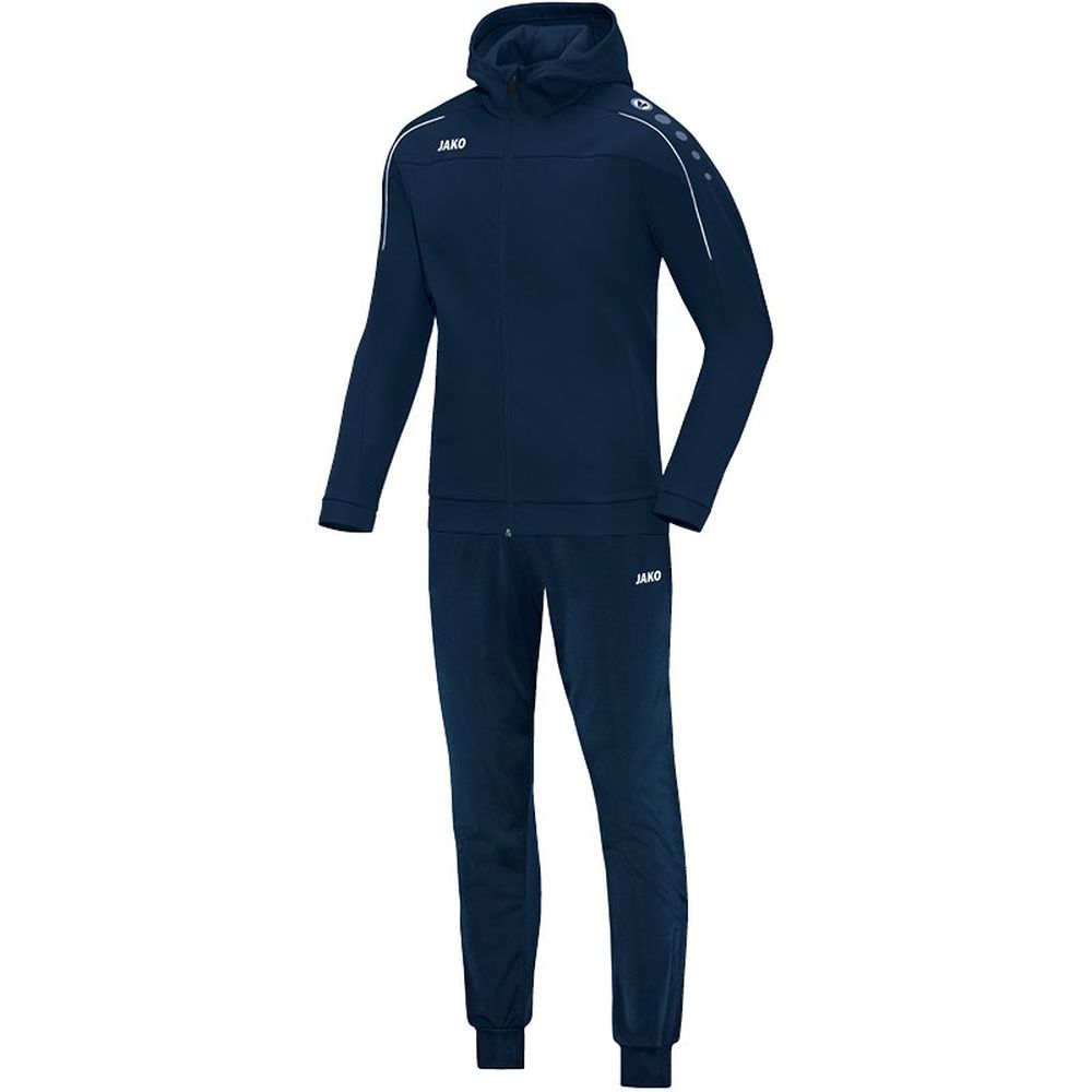 Jako Fußball Trainingsanzug Polyester Classico mit Kapuze Herren Sportanzug