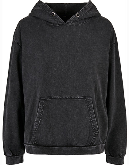 Build Your Brand Ladies´ Acid Washed Oversize Hoody
