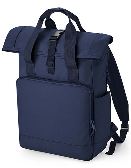 BagBase Recycled Twin Handle Roll-Top Laptop Backpack