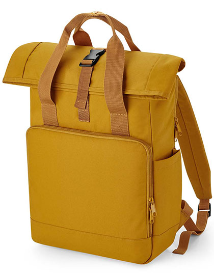 BagBase Recycled Twin Handle Roll-Top Laptop Backpack