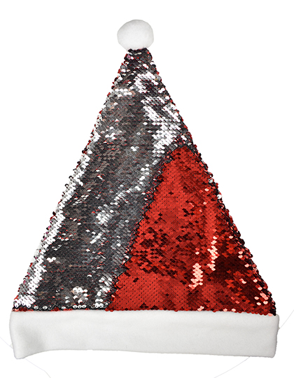 Christmas Hat ' Nikolaus Mütze mit Pailletten
