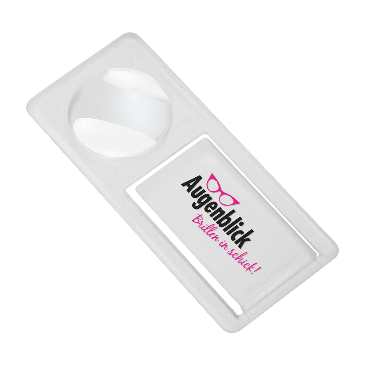 Zettelklammer mit Lupe Zettelklammer mit Lupe