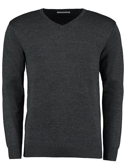 Kustom Kit Regular Fit Arundel V-Neck Sweater
