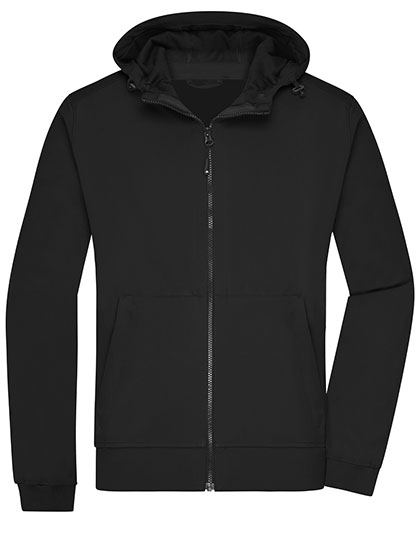 James&Nicholson Men´s Hooded Softshell Jacket James&Nicholson Men´s Hooded Softshell Jacket