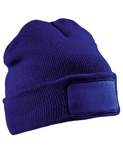 Result Genuine Recycled Recycled Double Knit Printers Beanie Result Genuine Recycled Recycled Double Knit Printers Beanie
