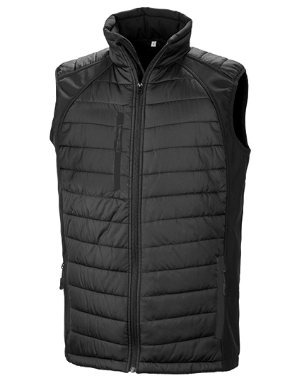 Result Genuine Recycled Recycled Compass Padded Softshell Gilet Result Genuine Recycled Recycled Compass Padded Softshell Gilet