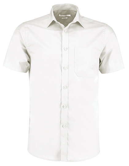 Kustom Kit Men´s Tailored Fit Poplin Shirt Short Sleeve