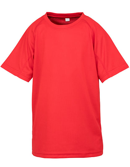 SPIRO Junior Performance Aircool Tee