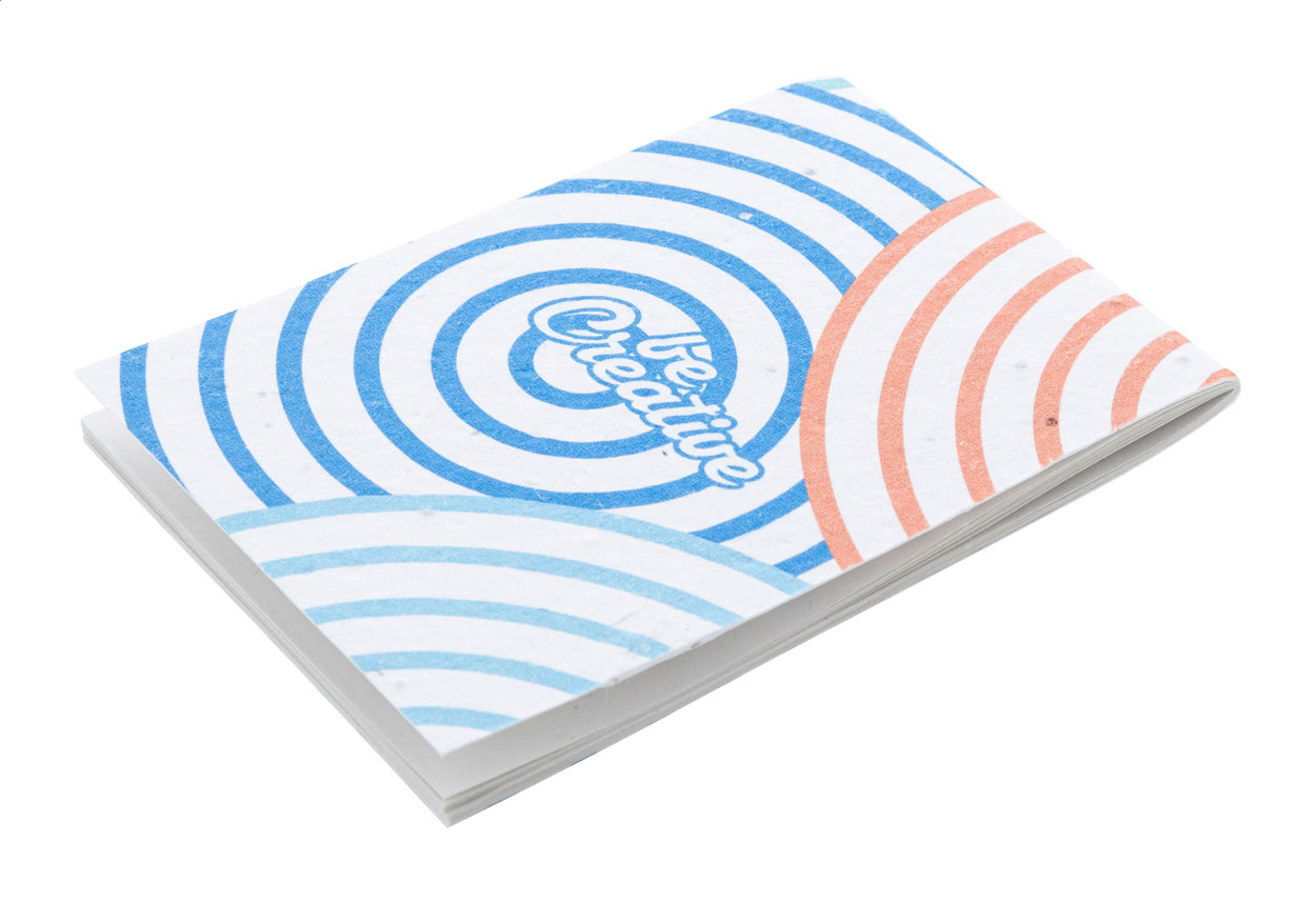 individuelles Saatpapier-Notizbuch CreaNote Mini Seed