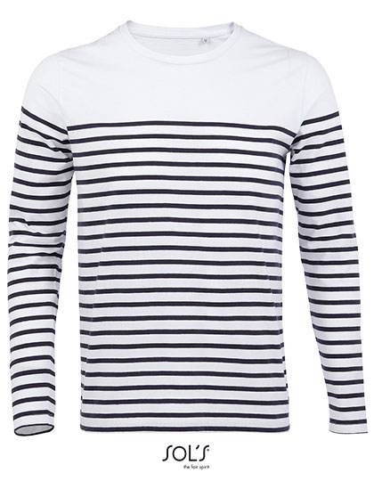 SOL´S Men´s Long Sleeve Striped T-Shirt Matelot SOL´S Men´s Long Sleeve Striped T-Shirt Matelot