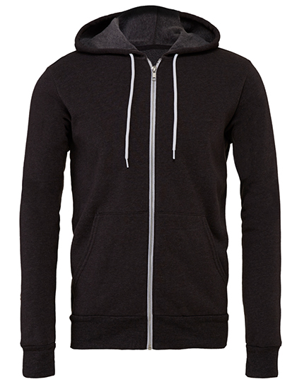 Canvas Unisex Poly-Cotton Fleece Full-Zip Hoodie Canvas Unisex Poly-Cotton Fleece Full-Zip Hoodie