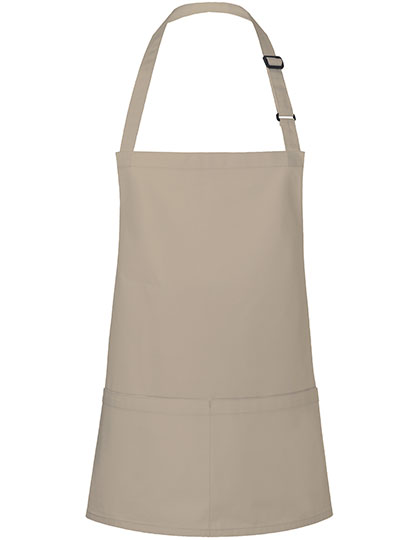 Karlowsky Kurze Latzschürze Basic mit Schnalle und Tasche Karlowsky Kurze Latzschürze Basic mit Schnalle und Tasche