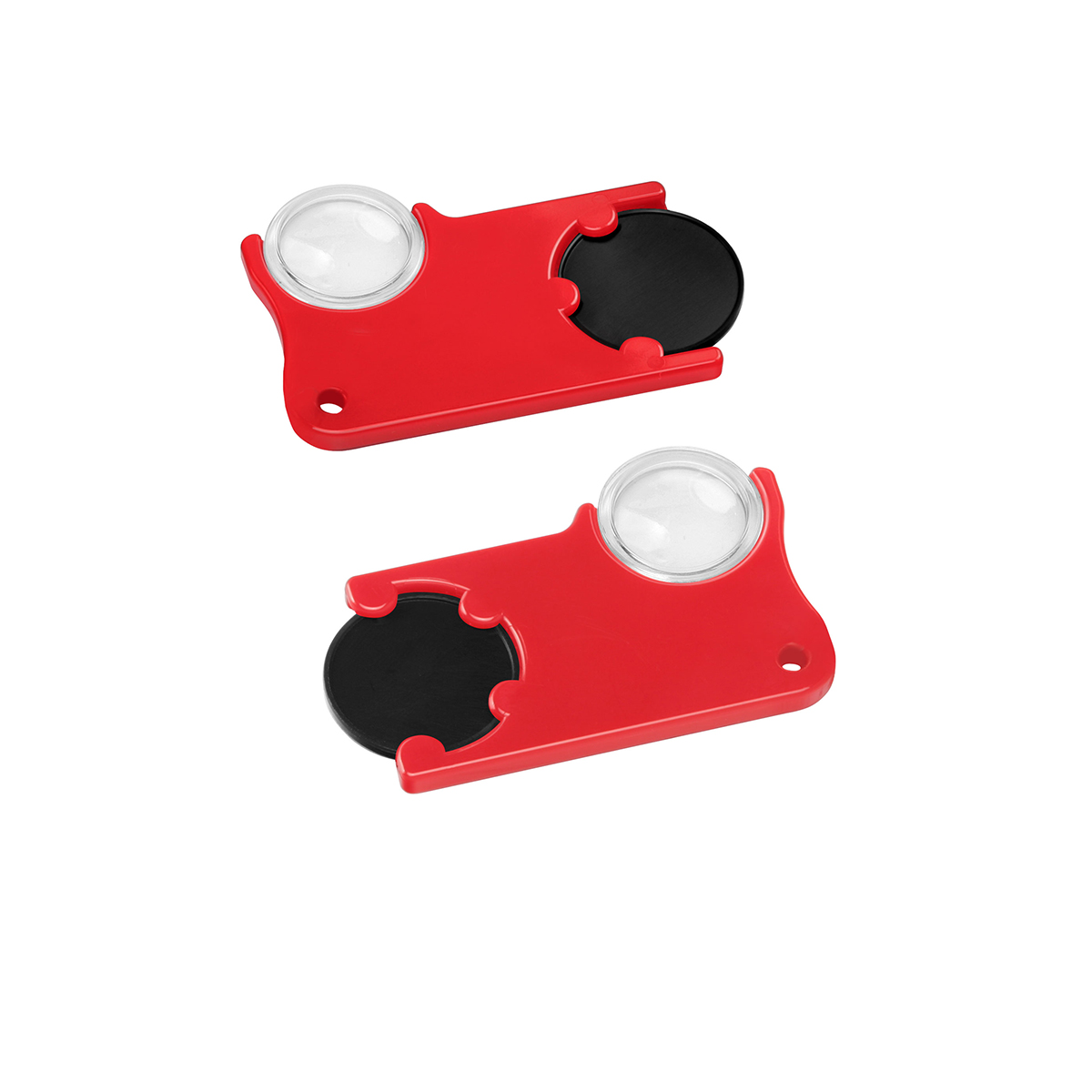 Chiphalter mit 1€-Chip und Lupe Chiphalter mit 1€-Chip und Lupe