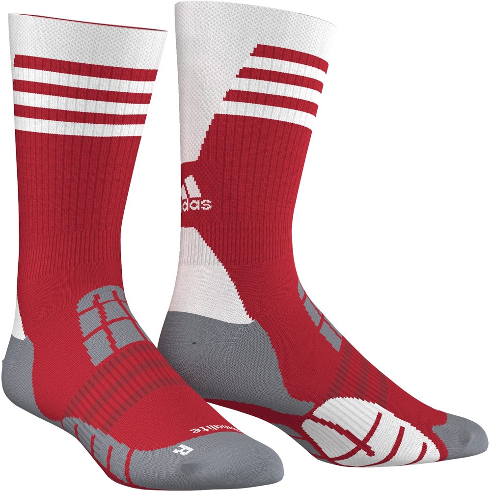 adidas Socken Crew rot/weiß