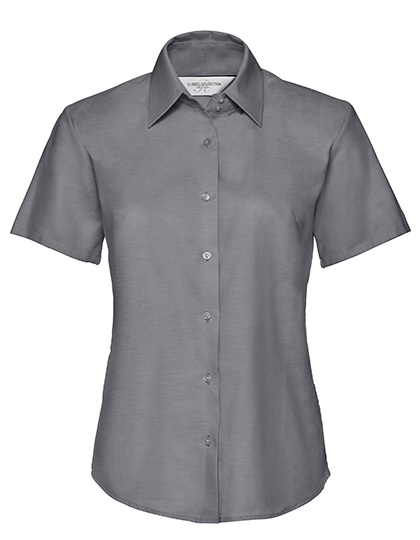 Russell Collection Ladies´ Short Sleeve Easy Care Oxford Shirt Russell Collection Ladies´ Short Sleeve Easy Care Oxford Shirt