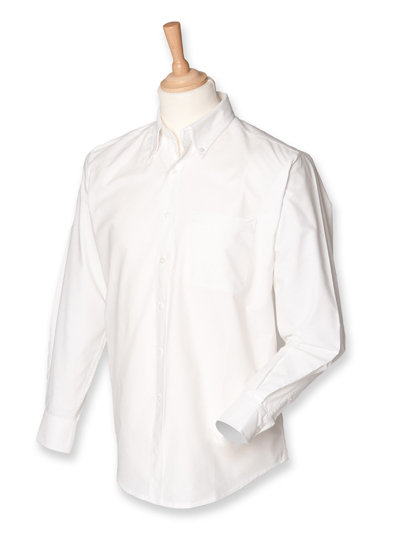 Henbury Men´s Classic Long Sleeved Oxford Shirt